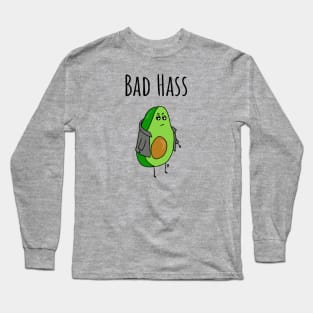 Bad Hass Avocado Long Sleeve T-Shirt